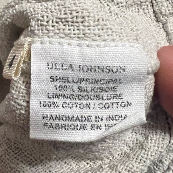Ulla Johnson 100% Silk and Embroidered Top - Picture 5 of 9